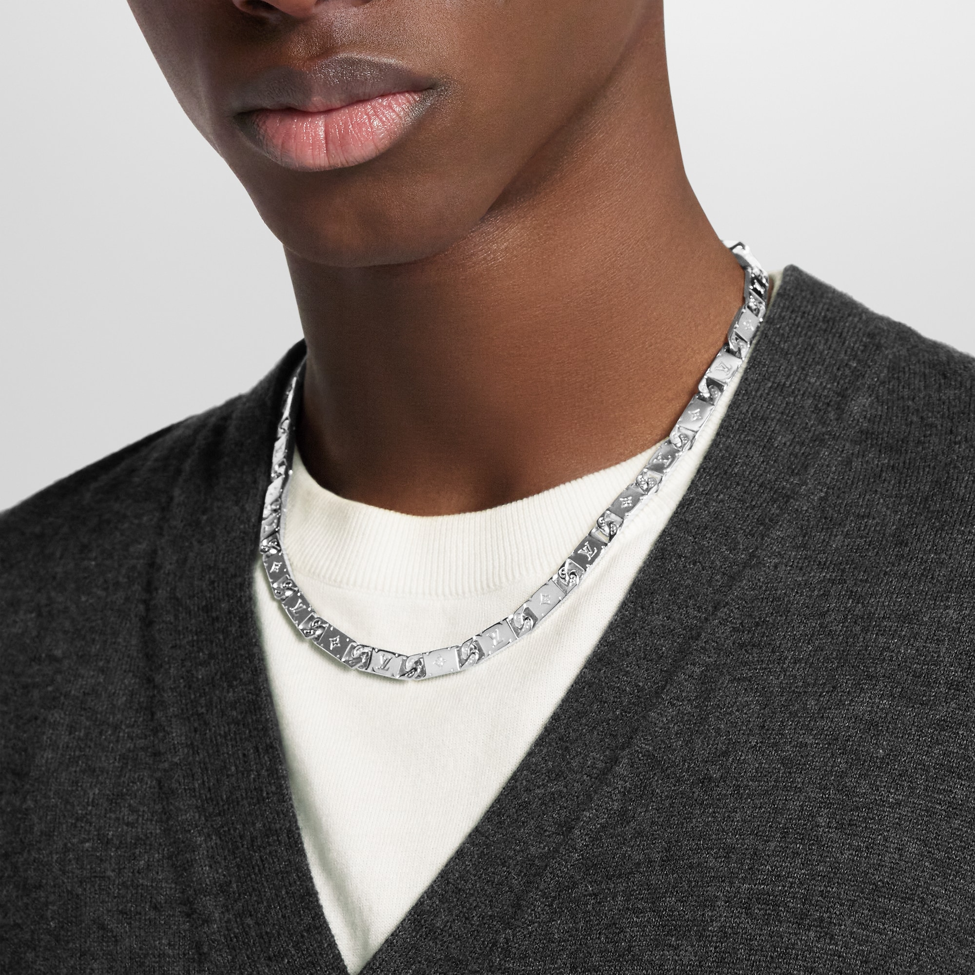 Monogram Tied Up Necklace
