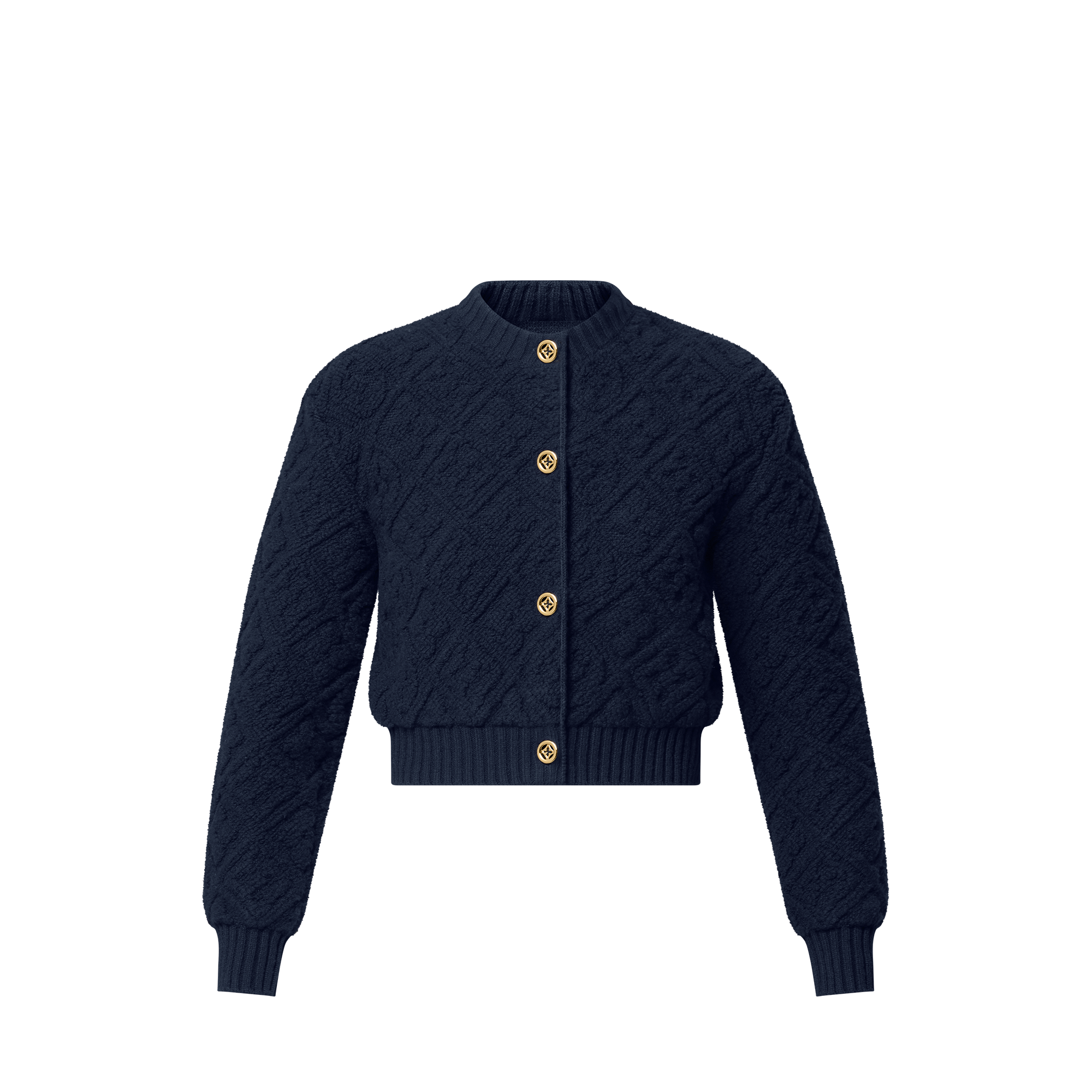 Knitwear Lv Cardigan Womens Monogram Toweling Cardigan Women Ready 