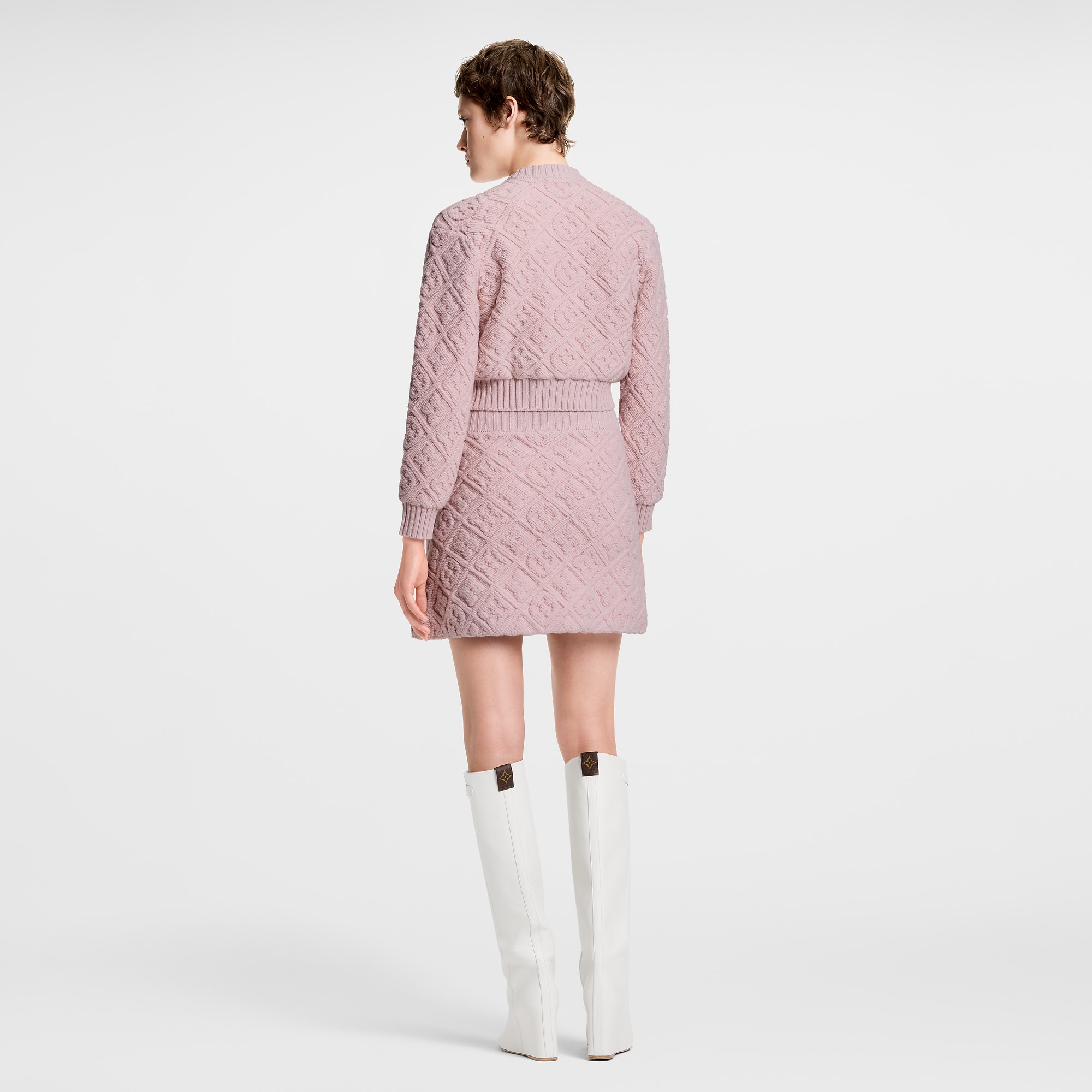 Monogram Toweling Cardigan