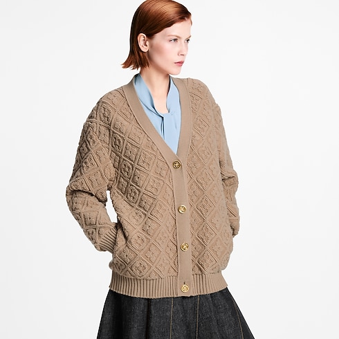 Ready-to-Wear Knitwear Monogram Toweling Cardigan | Louis Vuitton ® (Product zoom)