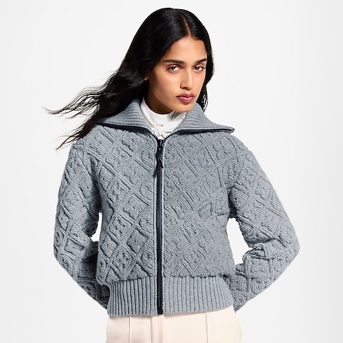 Ready-to-Wear Tops and Shirts Monogram Toweling Zip-Up Jacket | Louis Vuitton ® (Product zoom)
