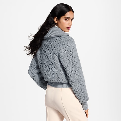 Ready-to-Wear Tops and Shirts Monogram Toweling Zip-Up Jacket | Louis Vuitton ® (Product zoom)