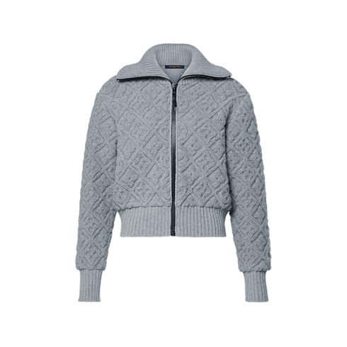 Ready-to-Wear Tops and Shirts Monogram Toweling Zip-Up Jacket | Louis Vuitton ® (Product zoom)