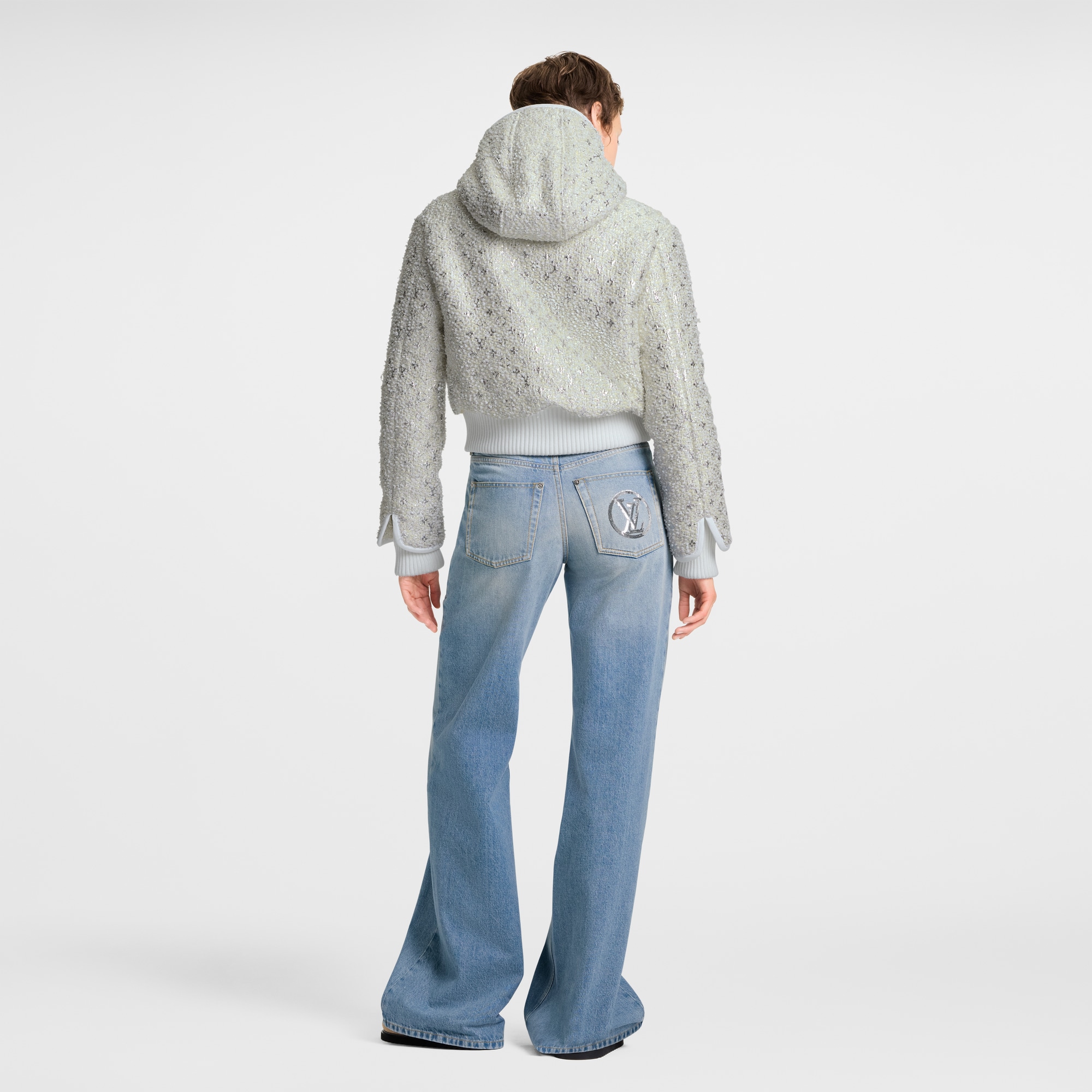  Ready-to-Wear Coats and Jackets Monogram Tweed Cropped Jacket | Louis Vuitton ® (Product zoom)