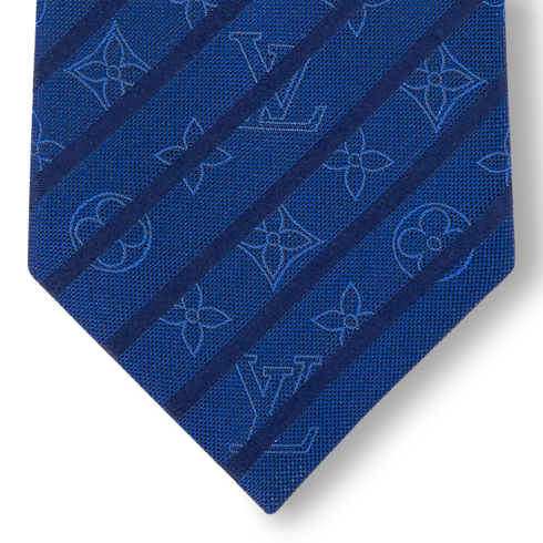 Monogram Varsity Tie Detail View