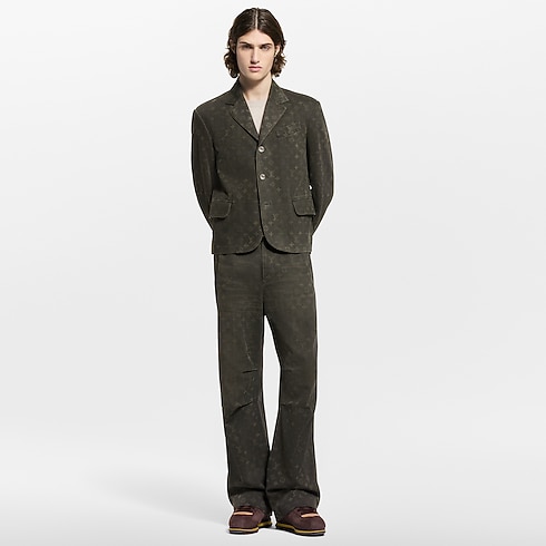 Ready-to-Wear Coats and Outerwear Monogram Waxed Denim Jacket | Louis Vuitton ® (Product zoom)