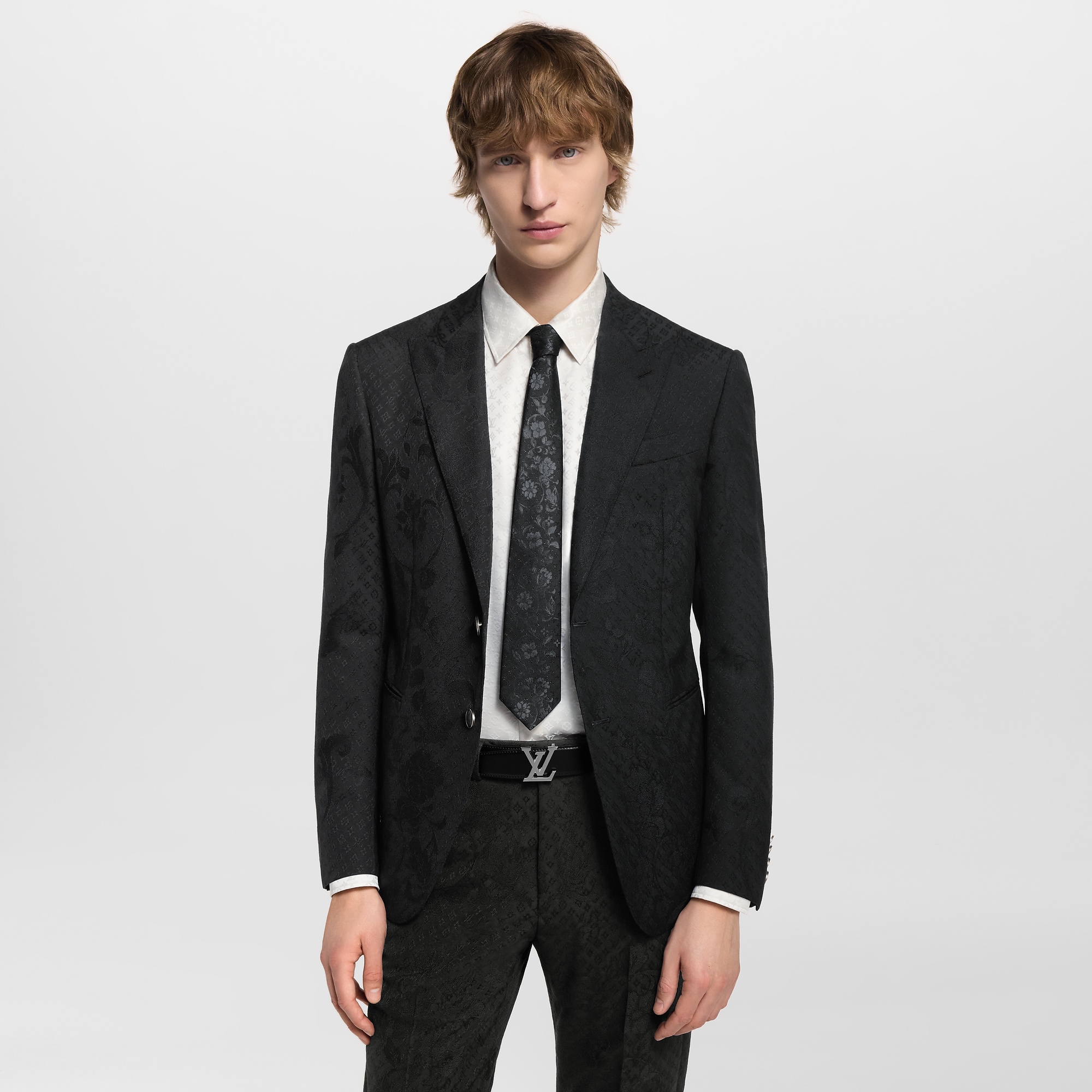 Monogram Wildflowers Tie