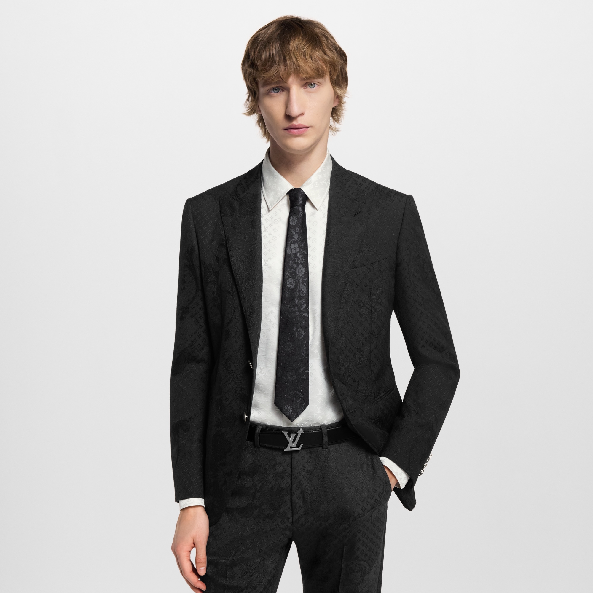 S00 Accessories Ties and Pocket Squares Monogram Wildflowers Tie | Louis Vuitton ® (Product zoom)