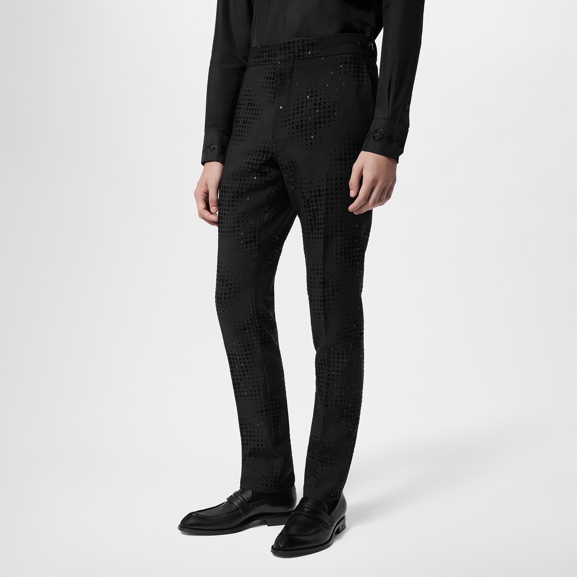  Ready-to-Wear Pants Monogram Wool Evening Pants | Louis Vuitton ® (Product zoom)