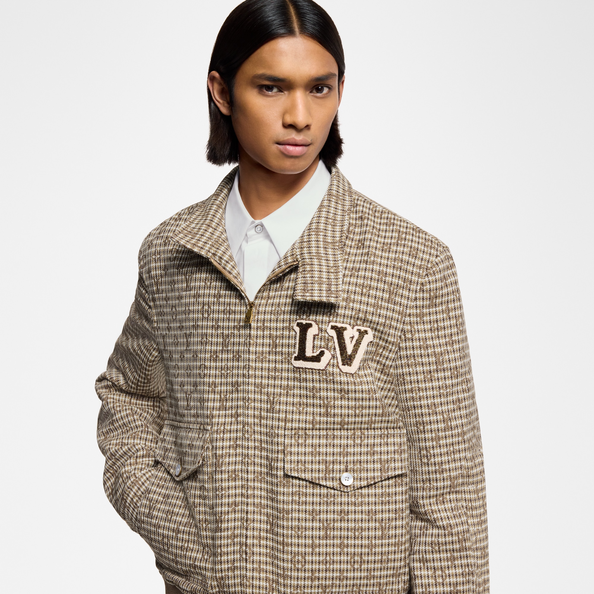  Ready-to-Wear Coats and Outerwear Monogram Wool Harrington Blouson | Louis Vuitton ® (Product zoom)