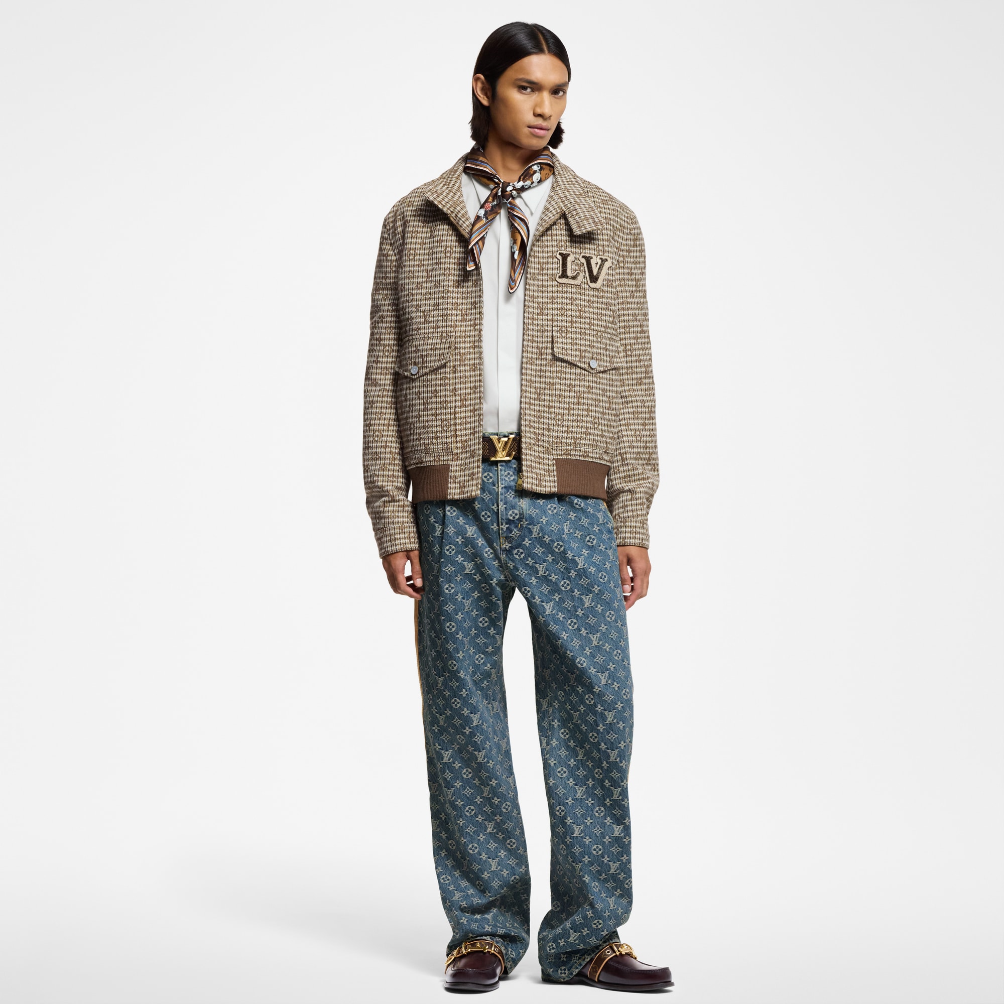  Ready-to-Wear Coats and Outerwear Monogram Wool Harrington Blouson | Louis Vuitton ® (Product zoom)