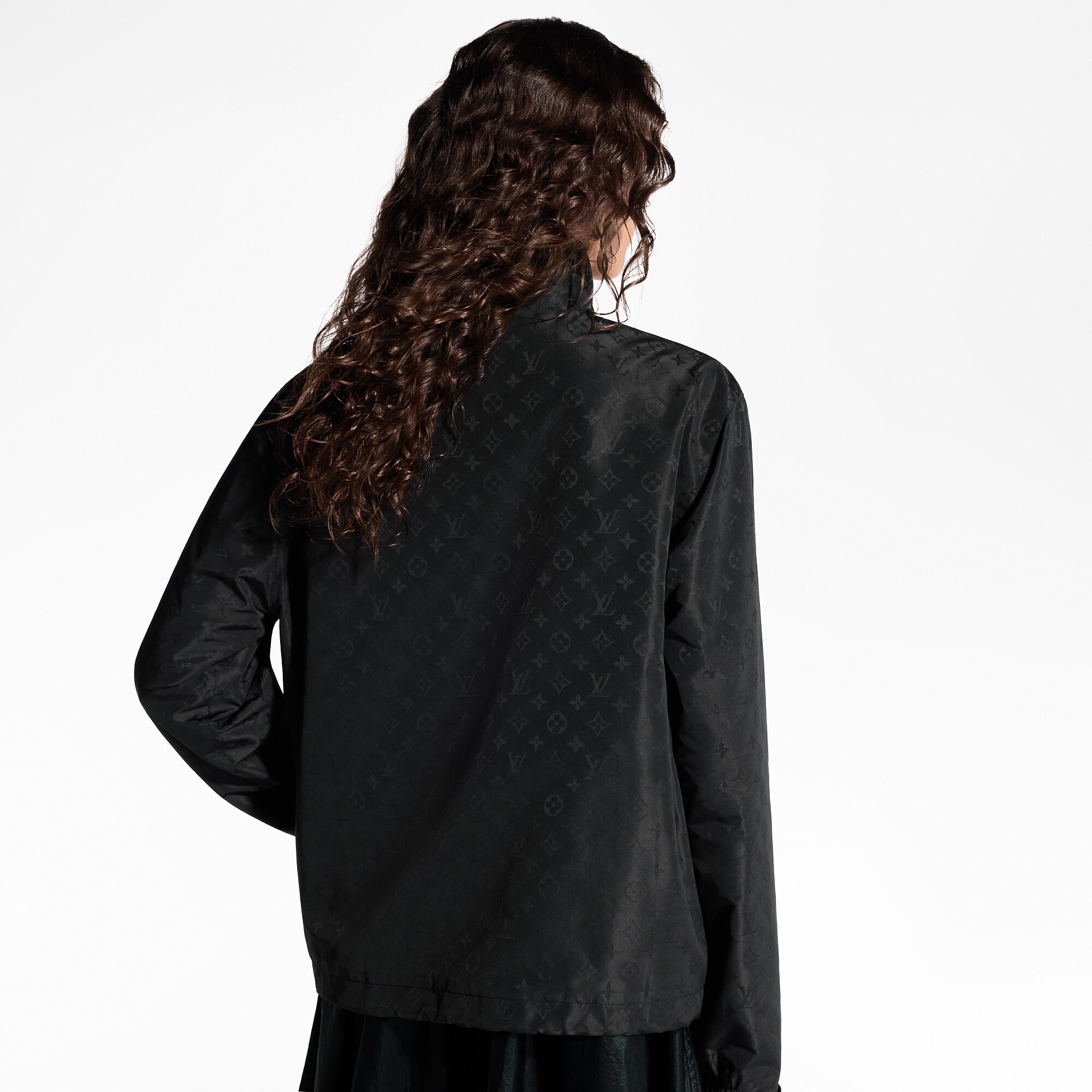 Monogram Zip-Up Jacket