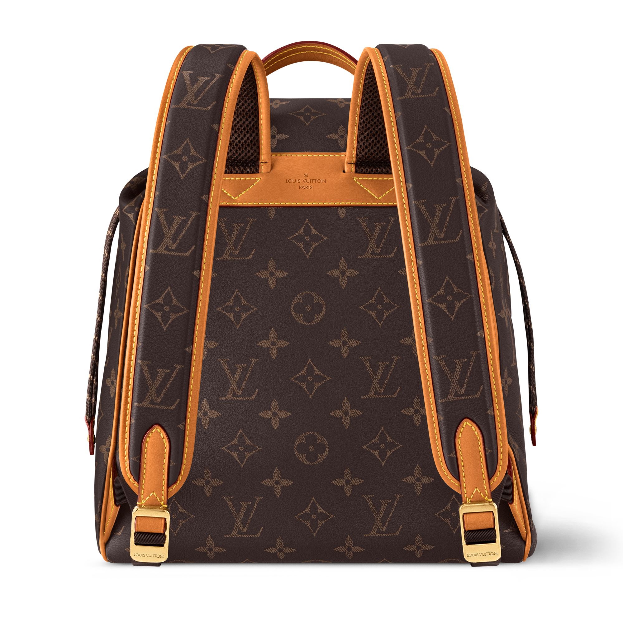 louis vuitton black and orange backpack