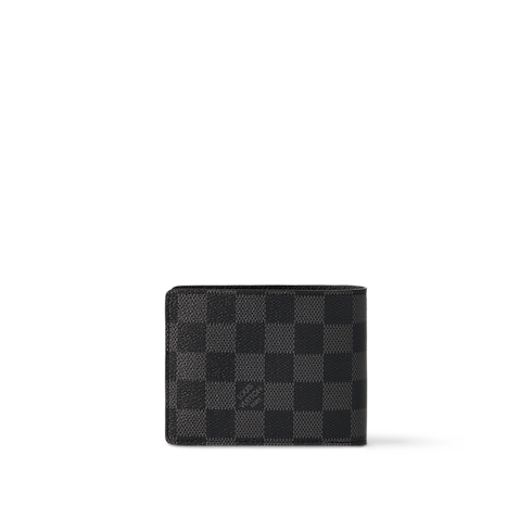 Damier Graphite Canvas Personalization Small Leather Goods Multiple Wallet | Louis Vuitton ® (Product zoom)