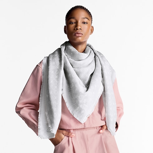 S00 Accessories Shawls and Stoles My Daily Denim Shawl | Louis Vuitton ® (Product zoom)