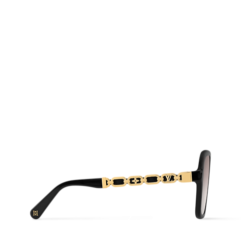 S00 Accessories Eyewear My LV Chain Braided Maxi Square Sunglasses | Louis Vuitton ® (Product zoom)