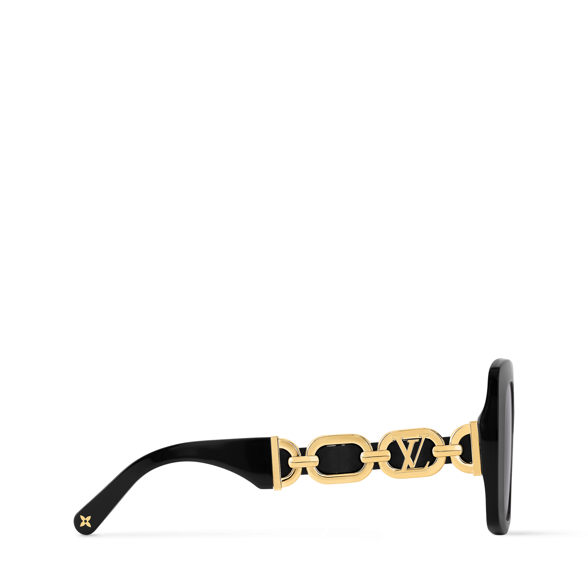 S00 Accessories Sunglasses My LV Chain Braided Maxi Square Sunglasses | Louis Vuitton ® (Product zoom)
