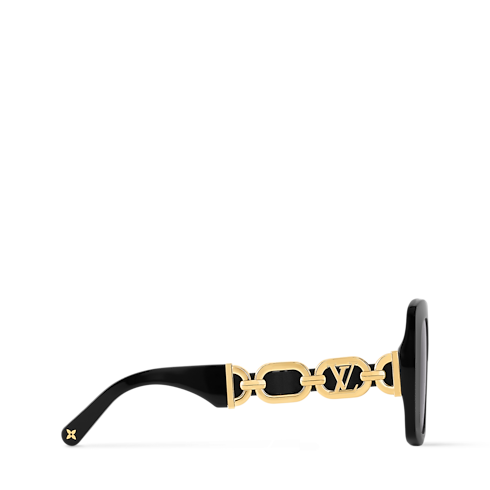 S00 Accessories Eyewear My LV Chain Braided Maxi Square Sunglasses | Louis Vuitton ® (Product zoom)