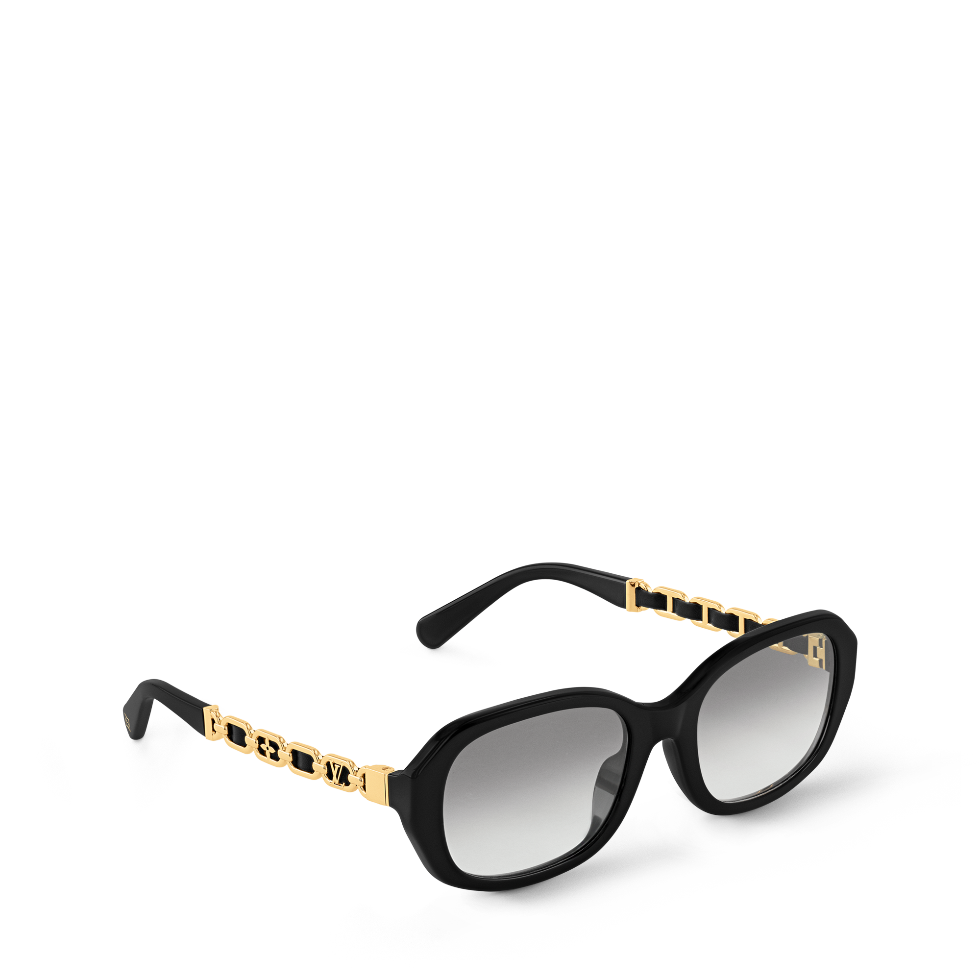 S00 Accessories Sunglasses My LV Chain Braided Oval Sunglasses | Louis Vuitton ® (Product zoom)