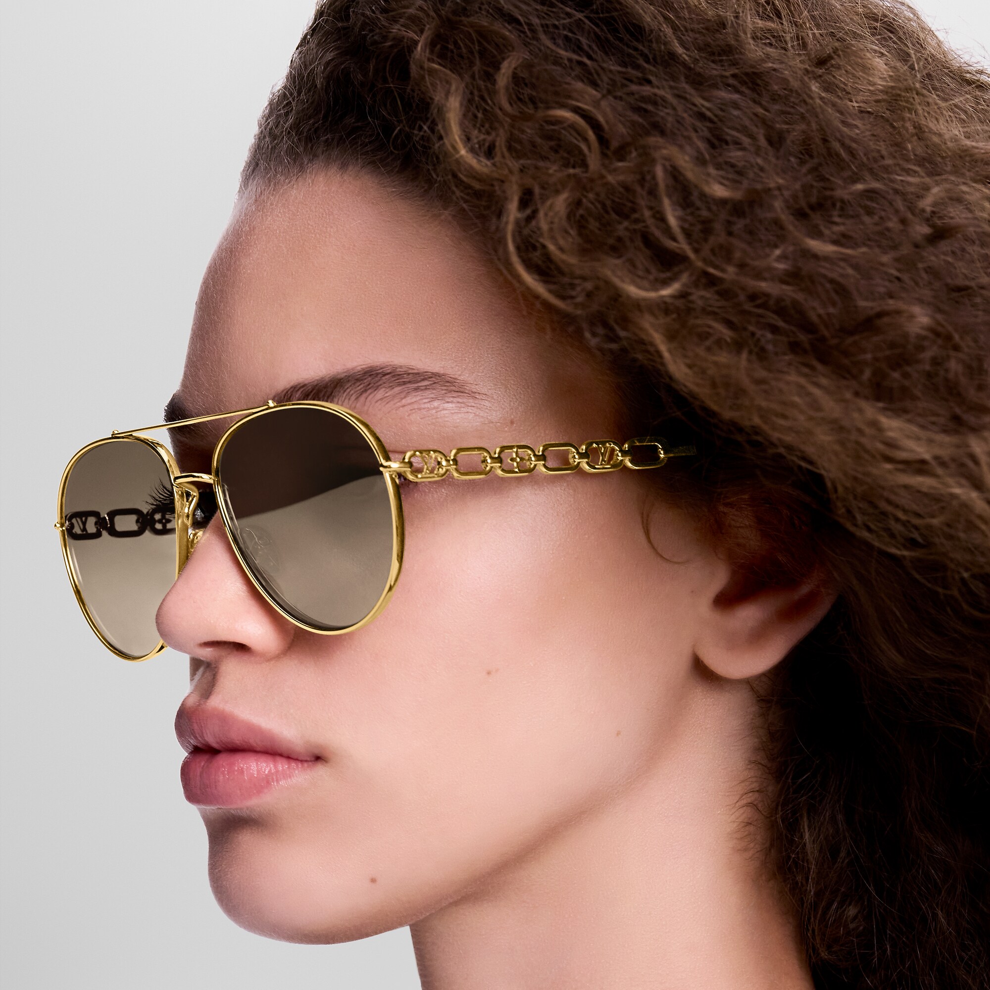 My LV Chain Pilot Sunglasses