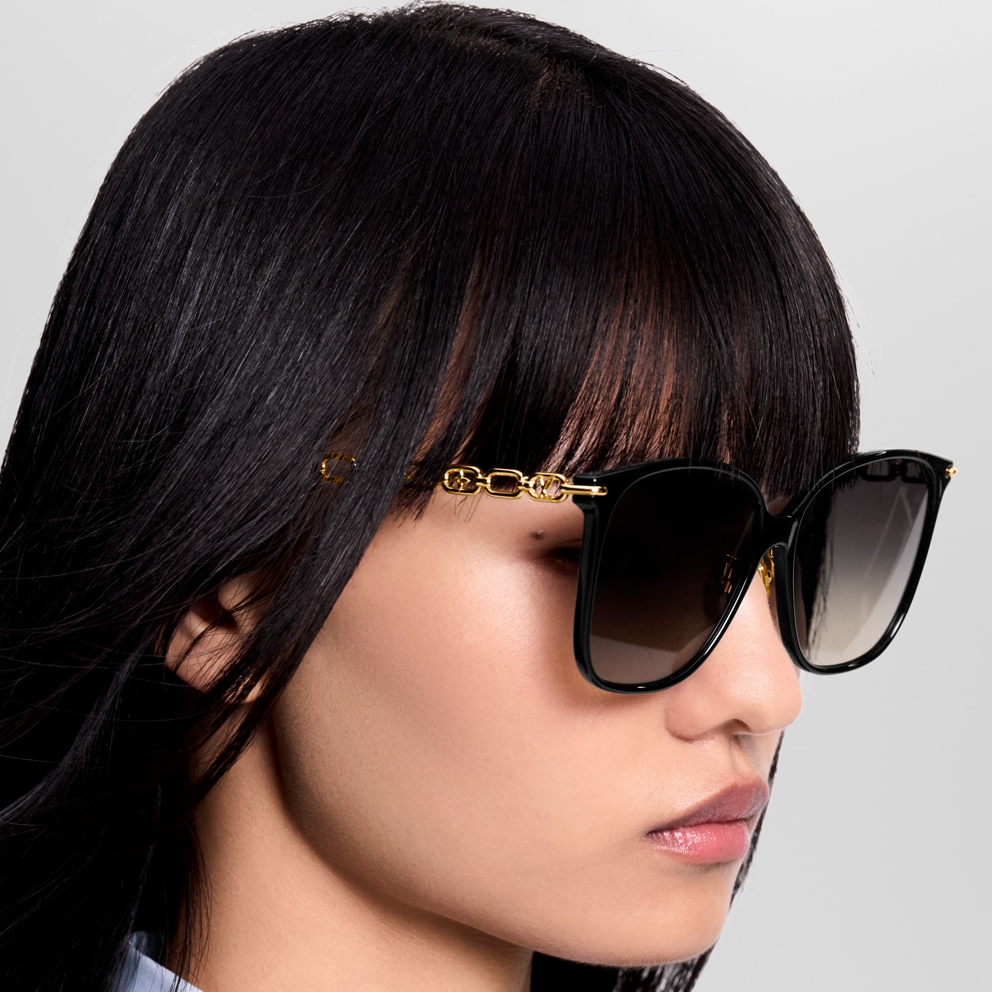 S00 Accessories Eyewear My LV Chain Two Classique Square Sunglasses | Louis Vuitton ® (Product zoom)