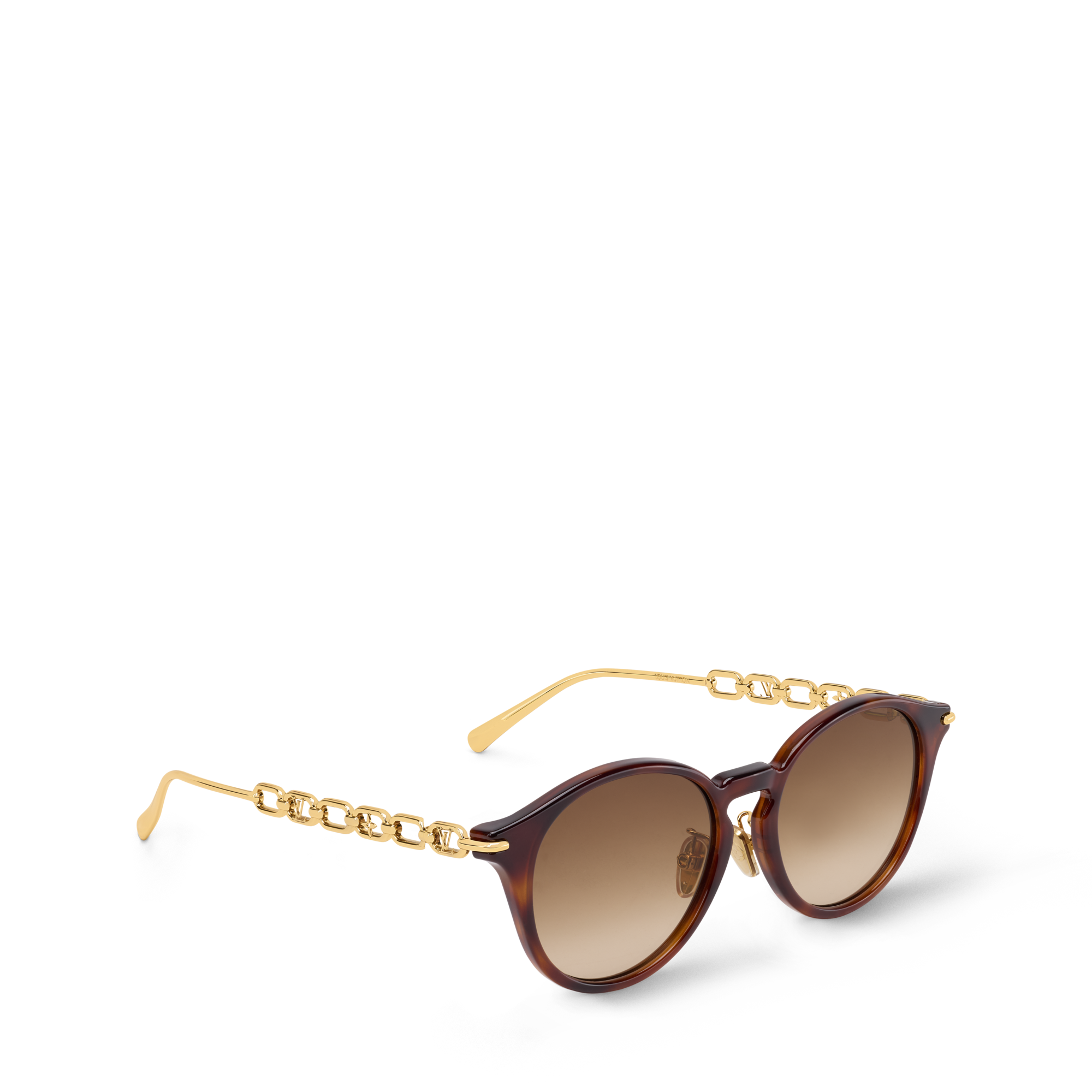 My LV Chain Two Round Sunglasses S00 - Women - Accessories  display picture 1