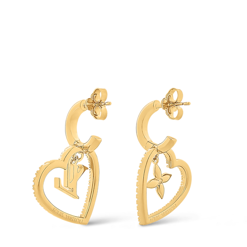 S00 Fashion Jewelry All Fashion Jewelry My LV Heart Earrings | Louis Vuitton ® (Product zoom)