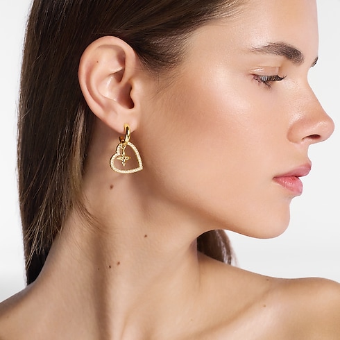 S00 Fashion Jewelry All Fashion Jewelry My LV Heart Earrings | Louis Vuitton ® (Product zoom)