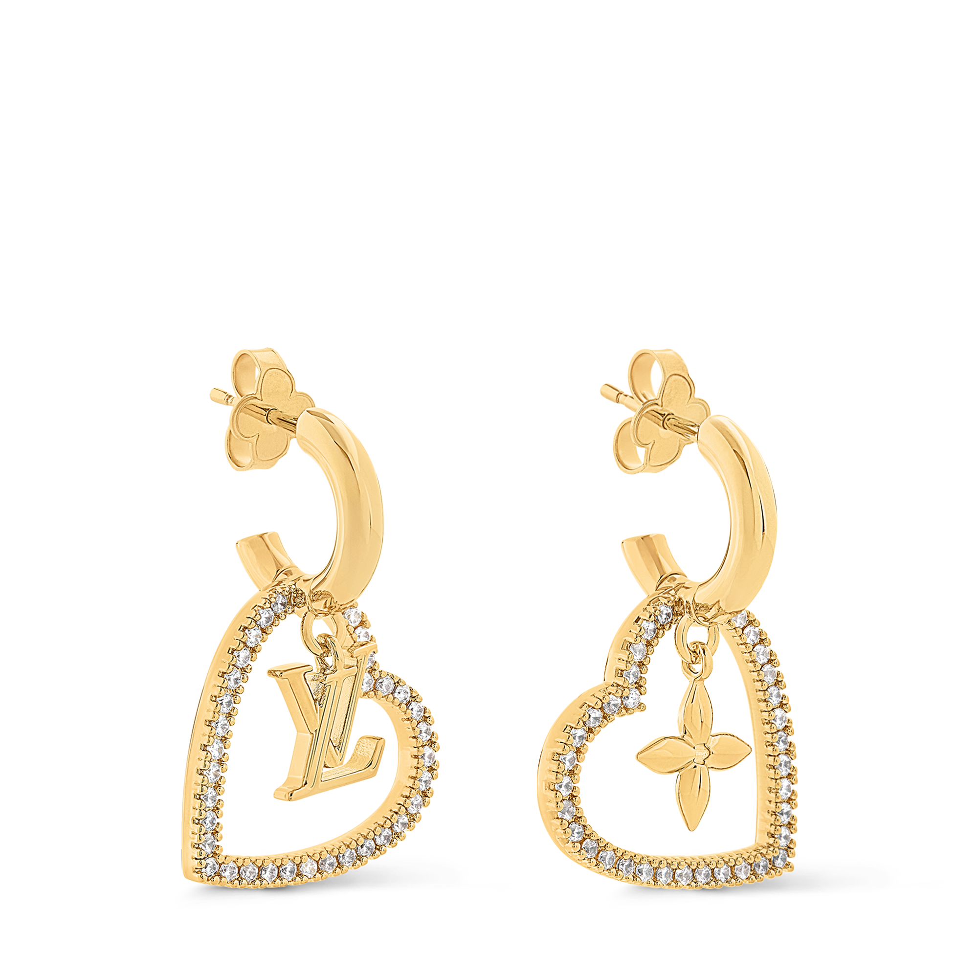 S00 Fashion Jewelry All Fashion Jewelry My LV Heart Earrings | Louis Vuitton ® (Product zoom)