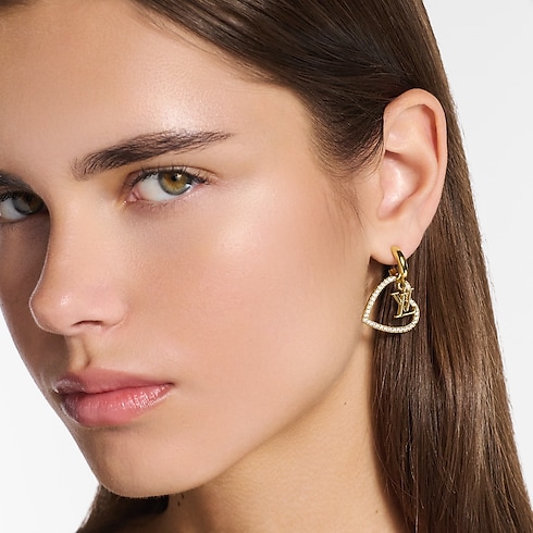 S00 Fashion Jewelry All Fashion Jewelry My LV Heart Earrings | Louis Vuitton ® (Product zoom)
