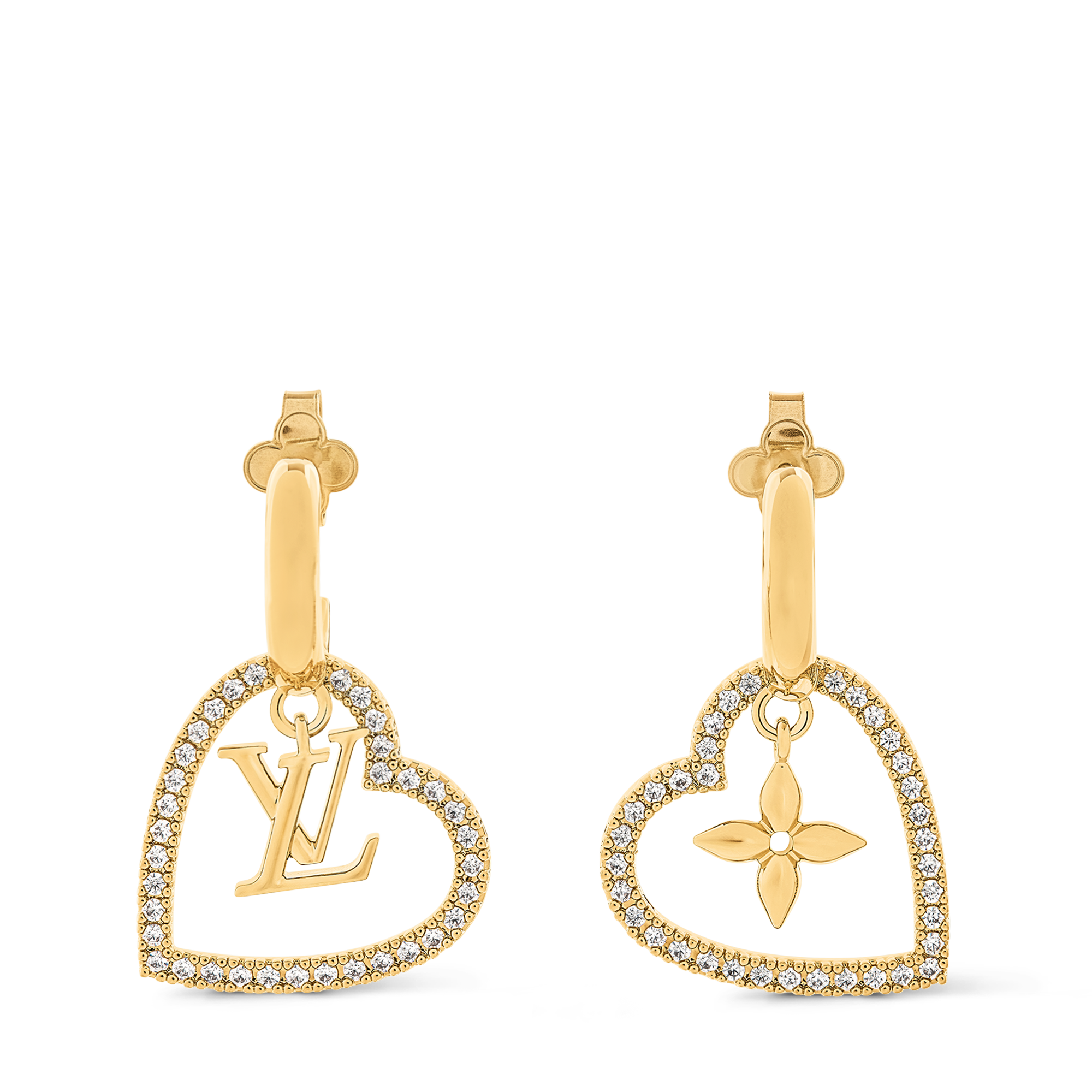 S00 Fashion Jewelry All Fashion Jewelry My LV Heart Earrings | Louis Vuitton ® (Product zoom)