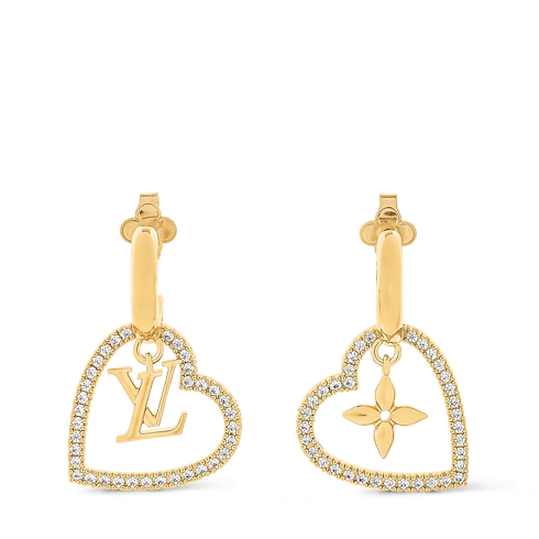 S00 Fashion Jewelry All Fashion Jewelry My LV Heart Earrings | Louis Vuitton ® (Product zoom)