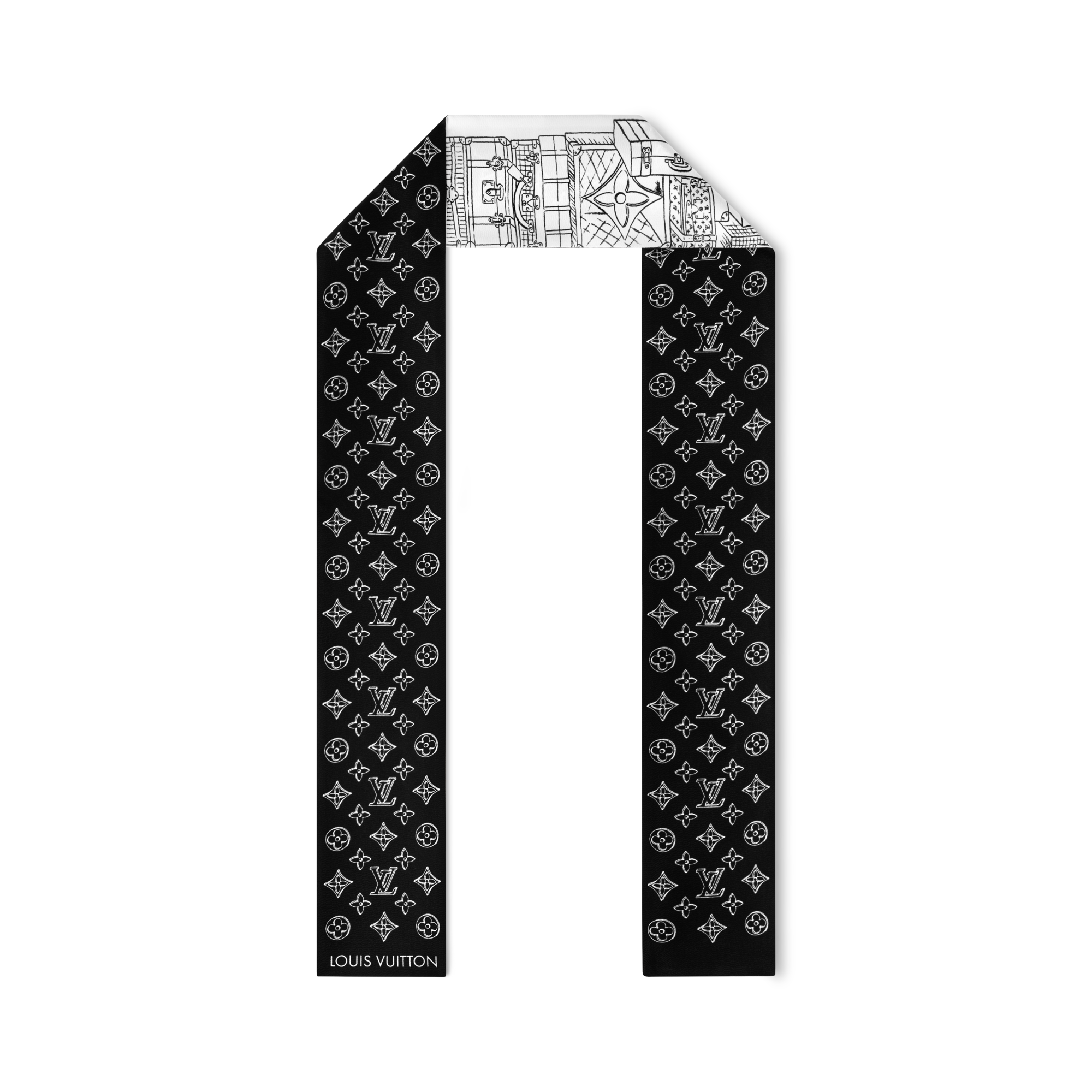 S00 Accessories Silk Squares and Bandeaus  My LV Luggage Bandeau | Louis Vuitton ® (Product zoom)