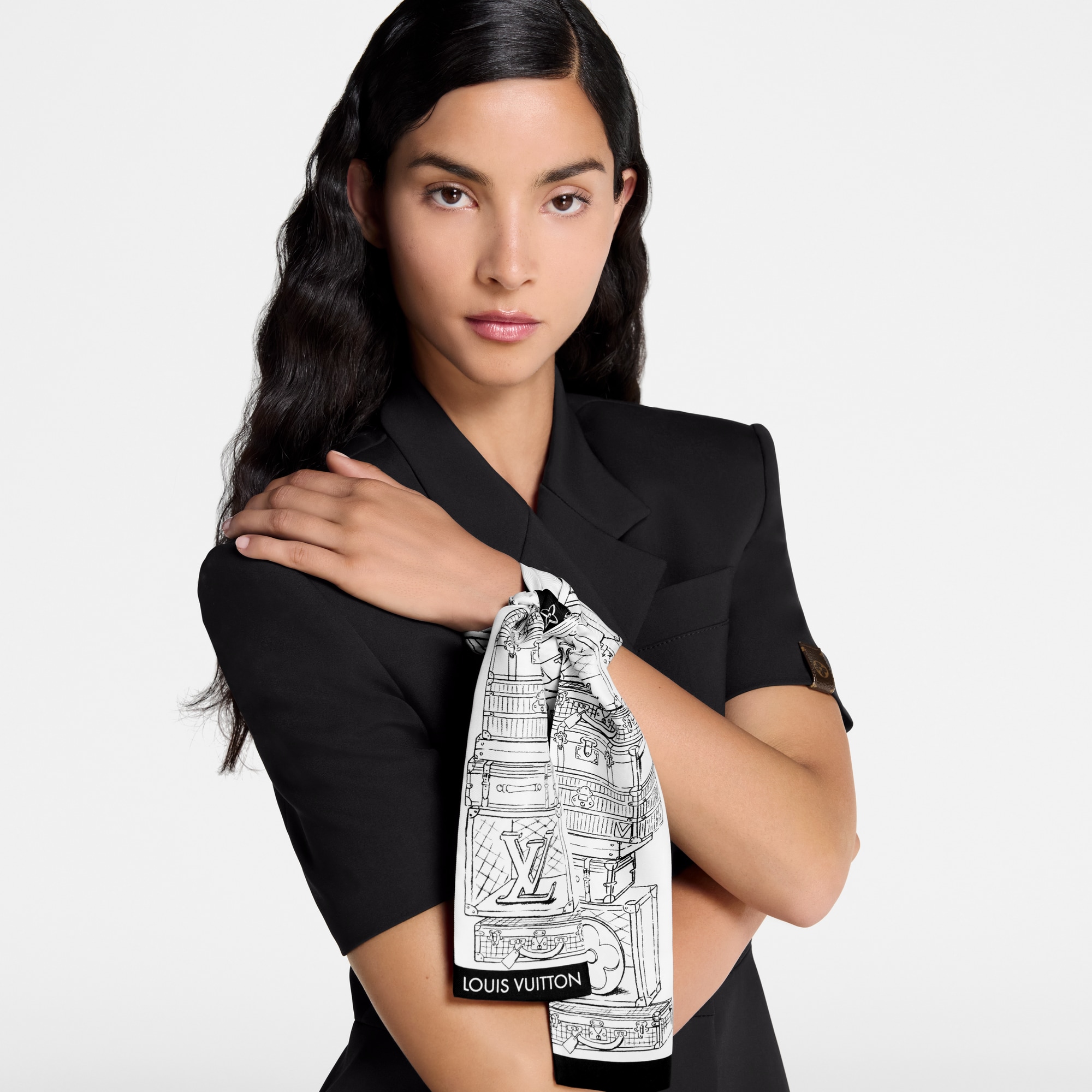 S00 Accessories Silk Squares and Bandeaus  My LV Luggage Bandeau | Louis Vuitton ® (Product zoom)