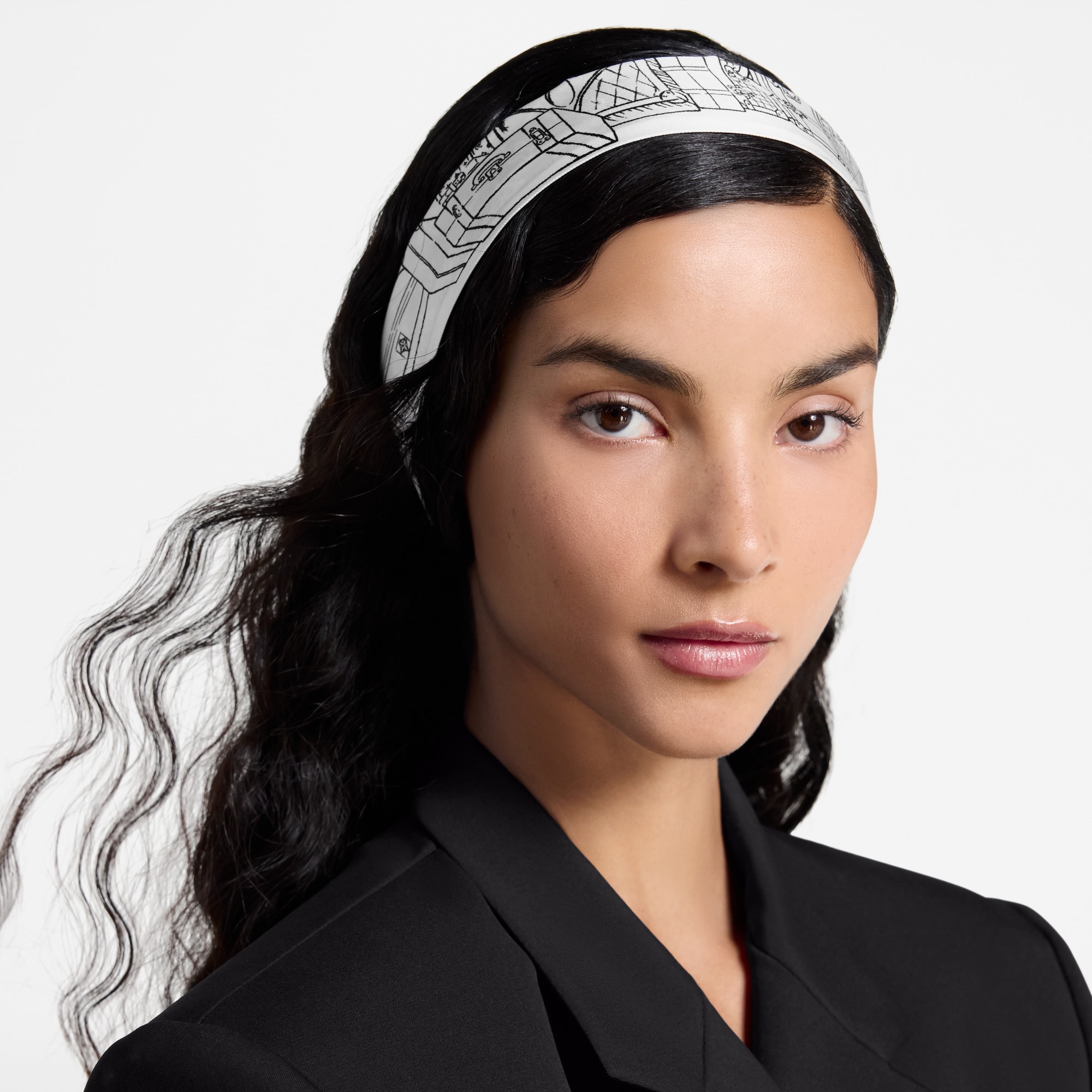 S00 Accessories Silk Squares and Bandeaus  My LV Luggage Bandeau | Louis Vuitton ® (Product zoom)