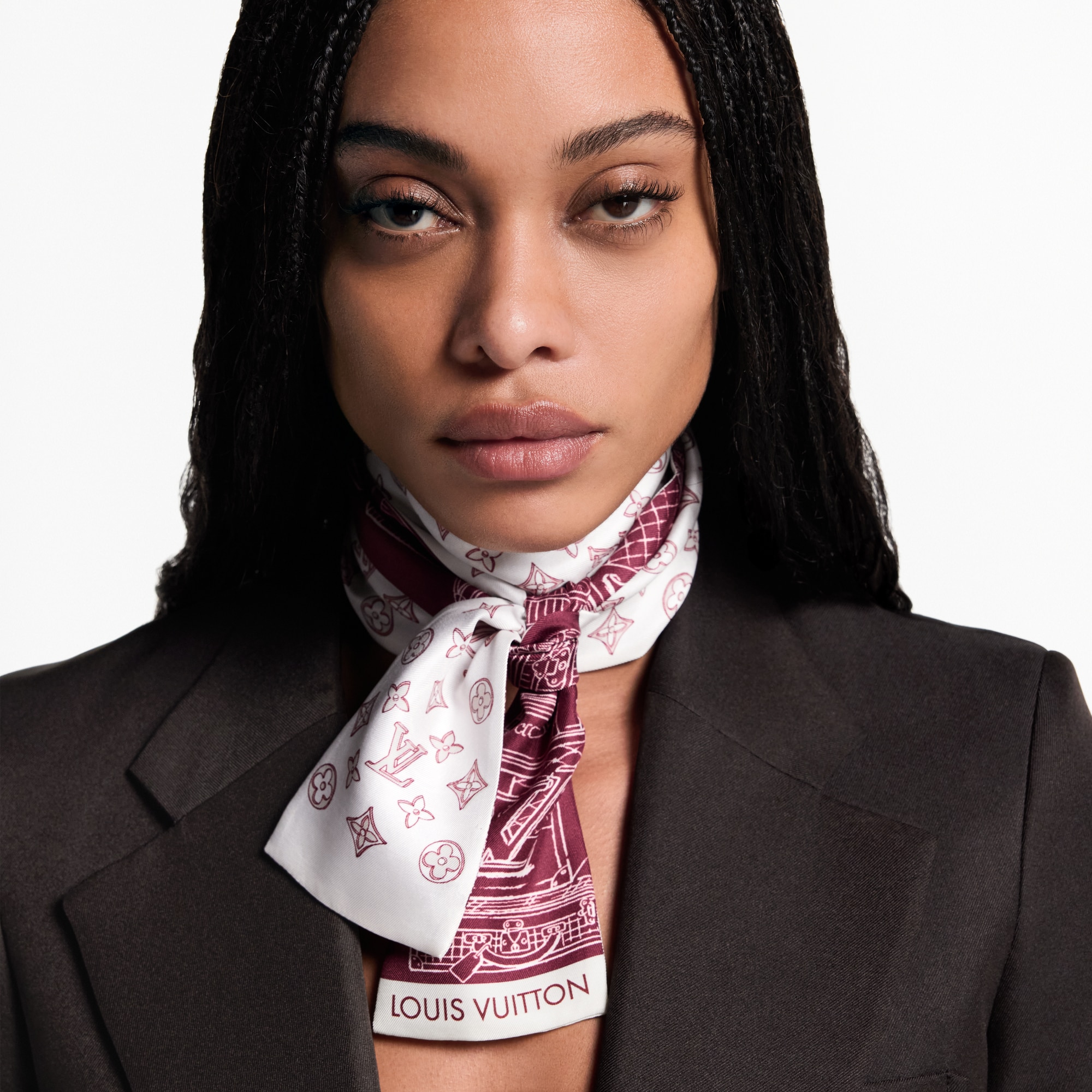 S00 Accessories Silk Squares and Bandeaus  My LV Luggage Bandeau | Louis Vuitton ® (Product zoom)