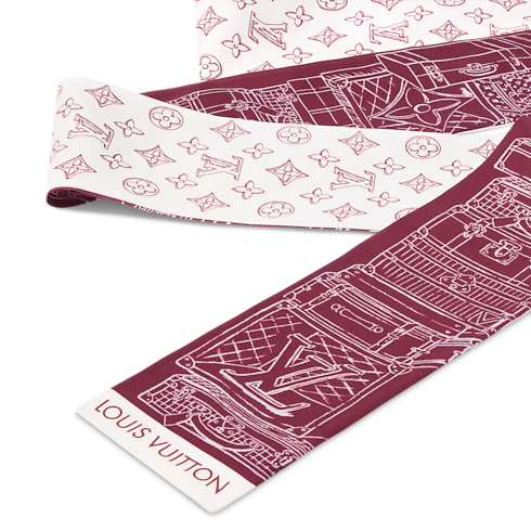 S00 Accessories Silk Squares and Bandeaus My LV Luggage Bandeau | Louis Vuitton ® (Product zoom)