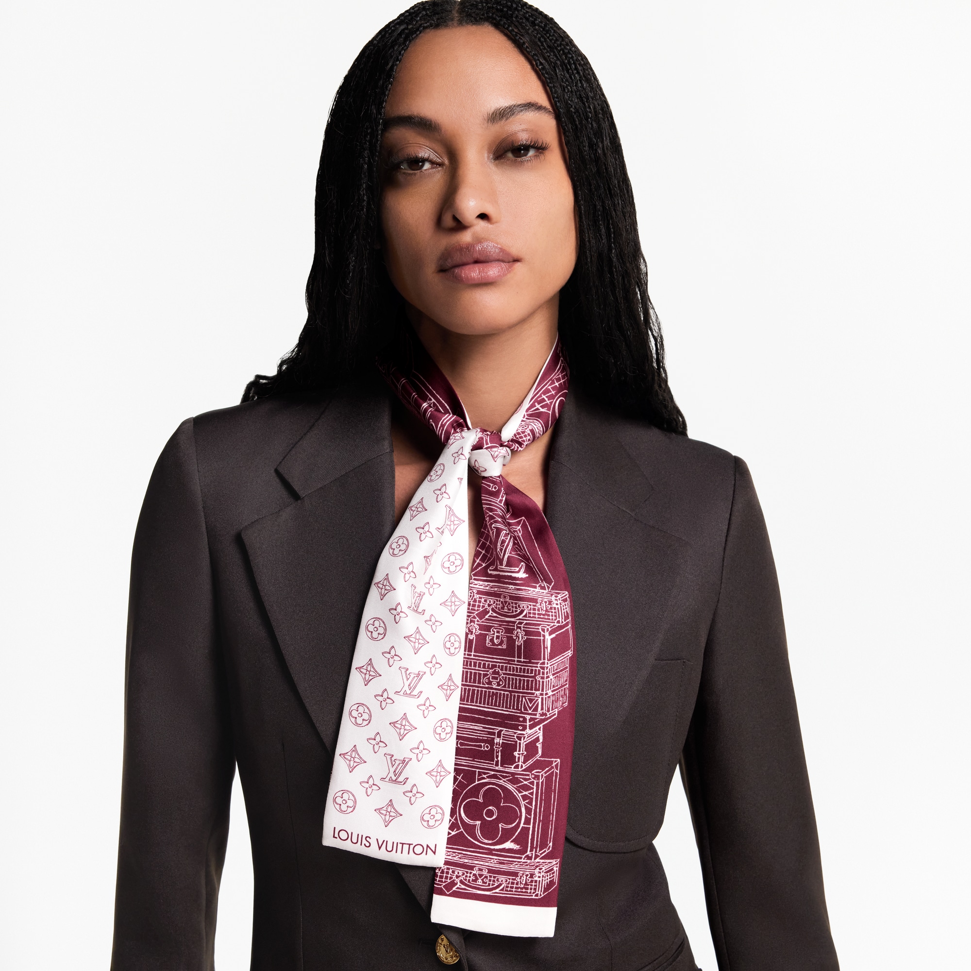 S00 Accessories Silk Squares and Bandeaus  My LV Luggage Bandeau | Louis Vuitton ® (Product zoom)