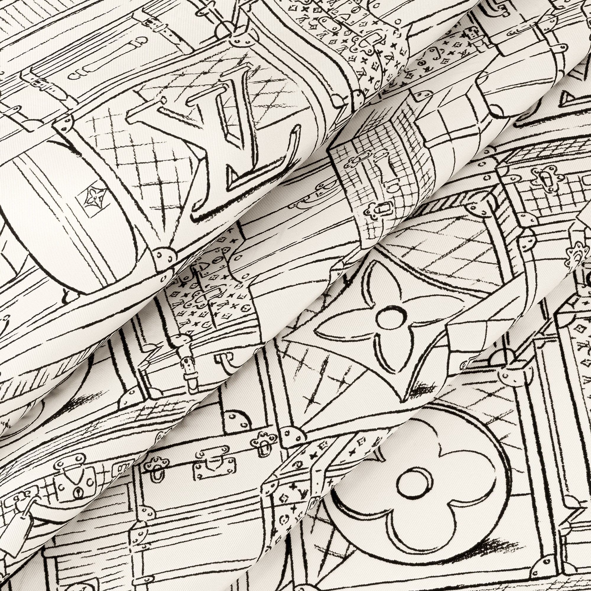 My LV Luggage Square 90