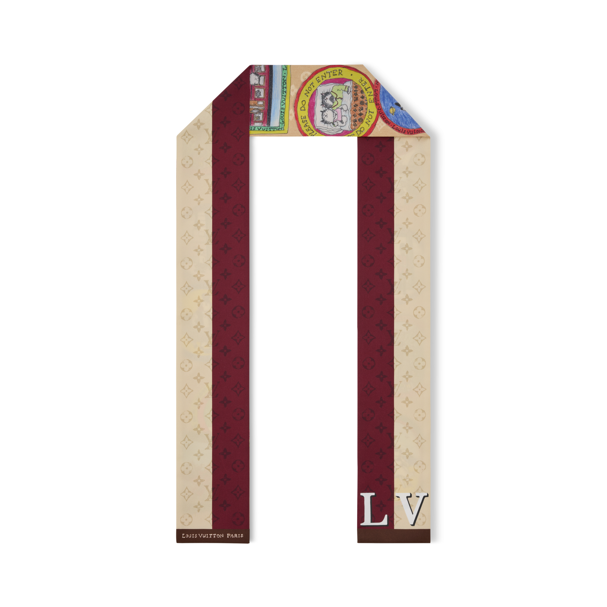 S00 Accessories Silk Squares and Bandeaus  My LV Trunk Bandeau | Louis Vuitton ® (Product zoom)
