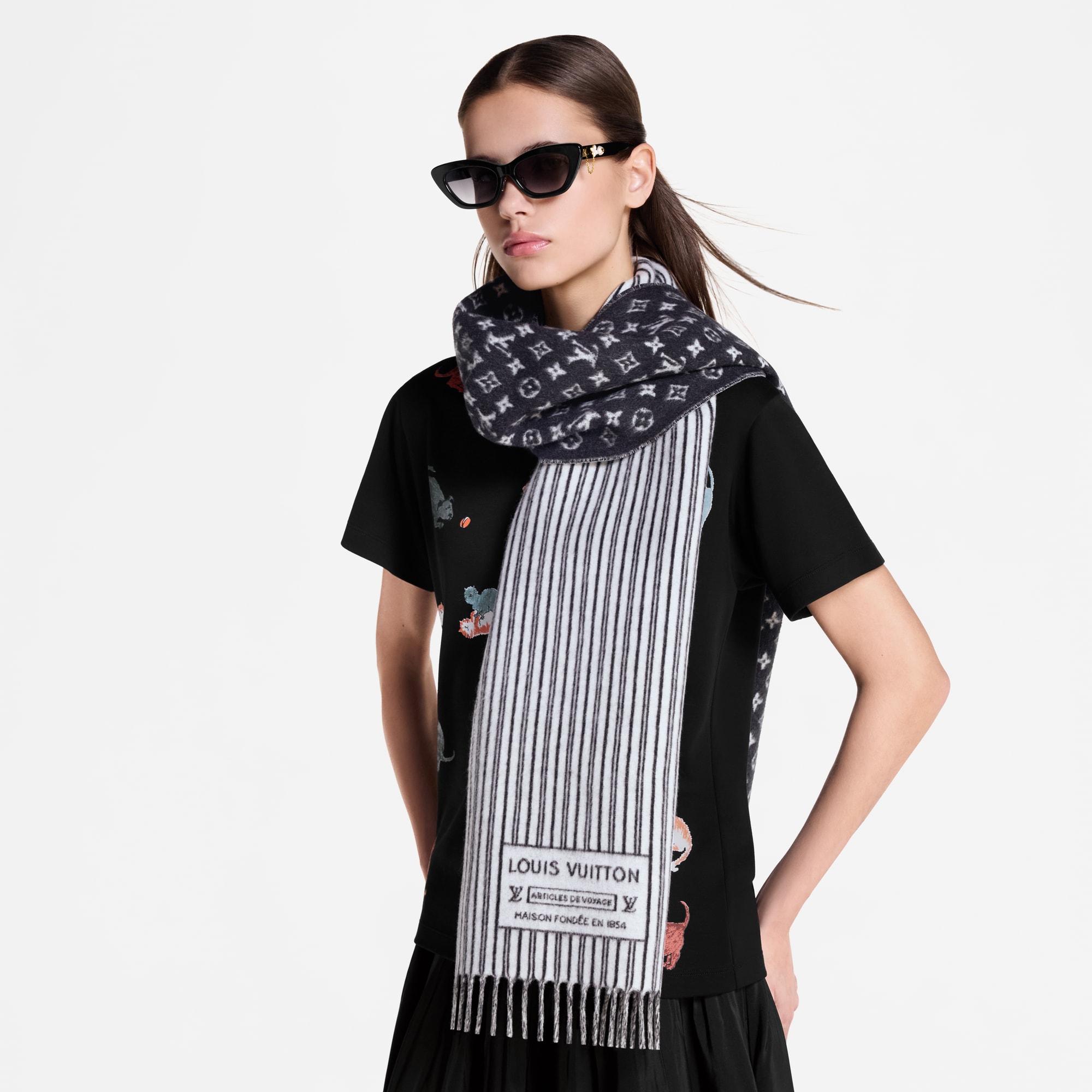 S00 Accessories Scarves My Neverfull Scarf | Louis Vuitton ® (Product zoom)