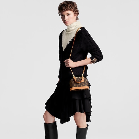 Monogram Small Leather Goods Wallets on Chain and Nano Bags Nano Alma | Louis Vuitton ® (Product zoom)