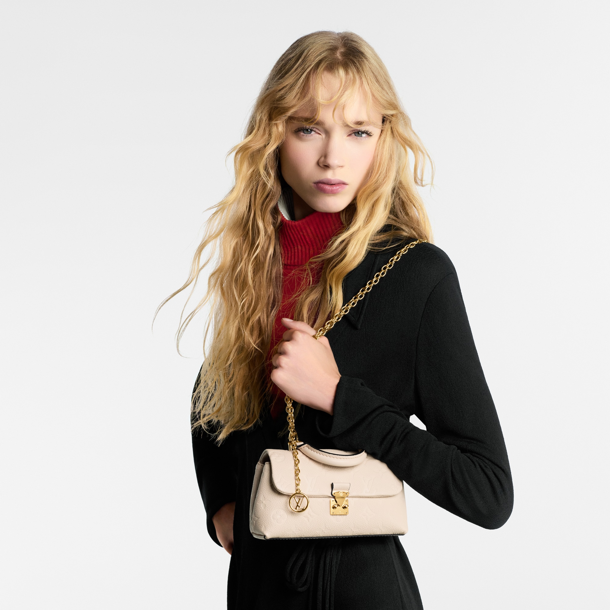 Monogram Empreinte Leather Small Leather Goods Wallets on Chain and Nano Bags Nano Madeleine | Louis Vuitton ® (Product zoom)
