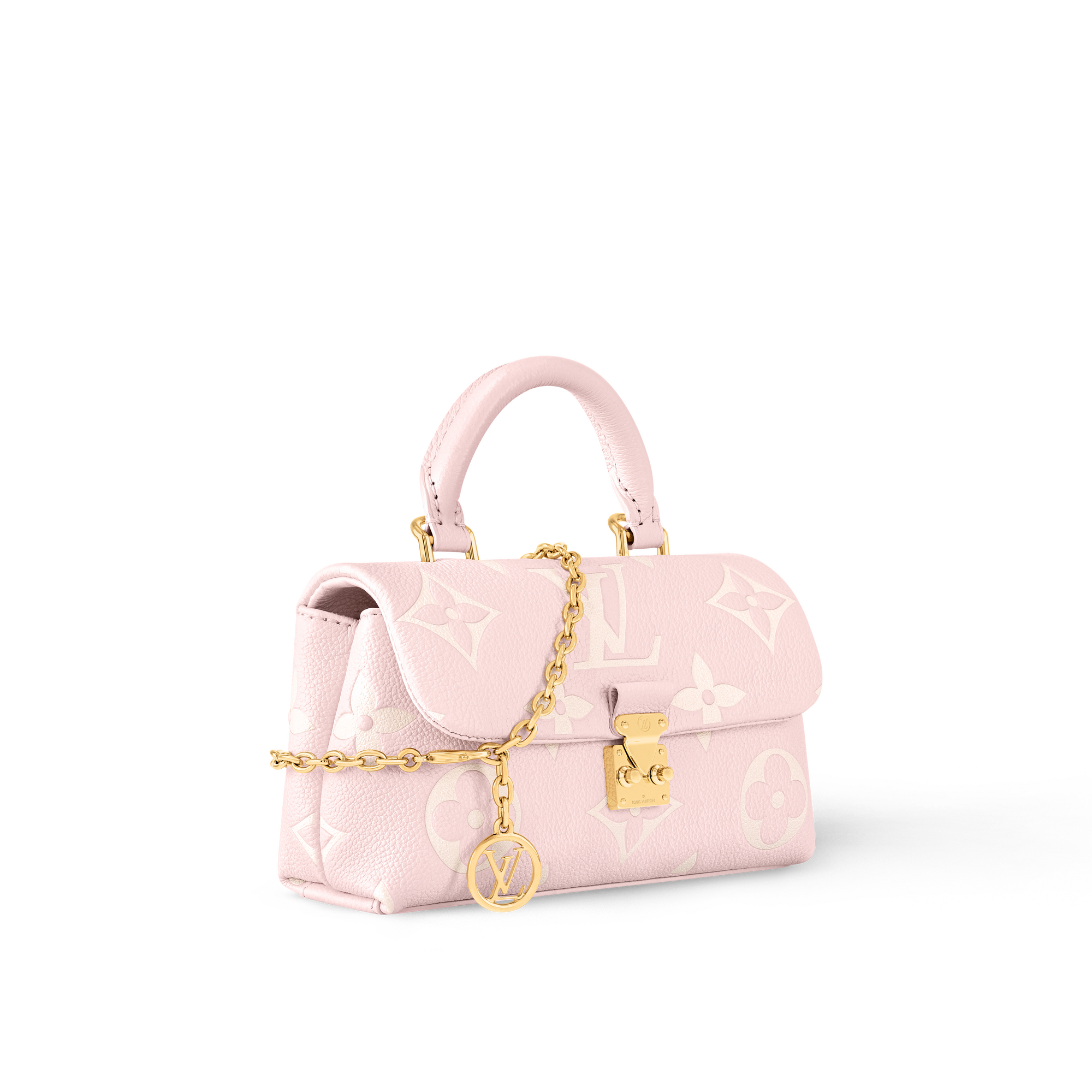 Bicolor Monogram Empreinte Leather Small Leather Goods Wallets on Chain and Nano Bags Nano Madeleine | Louis Vuitton ® (Product zoom)