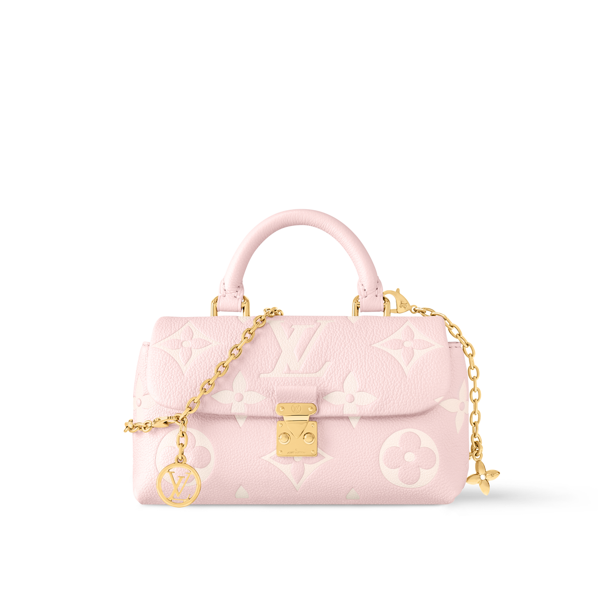 Bicolor Monogram Empreinte Leather Small Leather Goods Wallets on Chain and Nano Bags Nano Madeleine | Louis Vuitton ® (Product zoom)