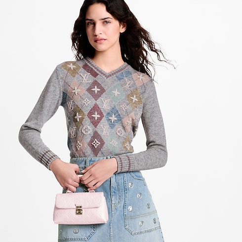 Monogram Empreinte Leather Small Leather Goods Wallets on Chain and Nano Bags Nano Madeleine | Louis Vuitton ® (Product zoom)