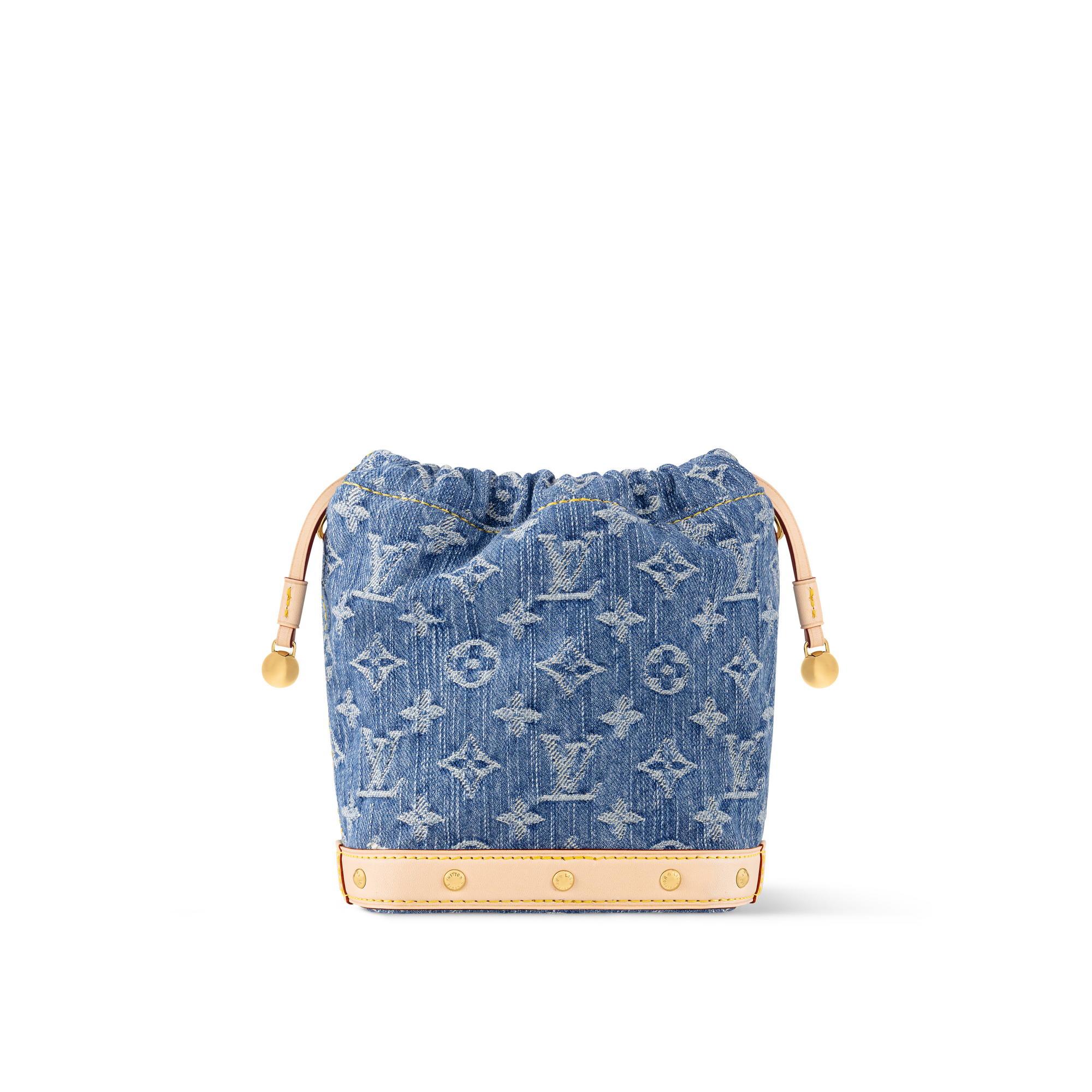 Monogram Denim Small Leather Goods Wallets on Chain and Nano Bags Nano Noé | Louis Vuitton ® (Product zoom)