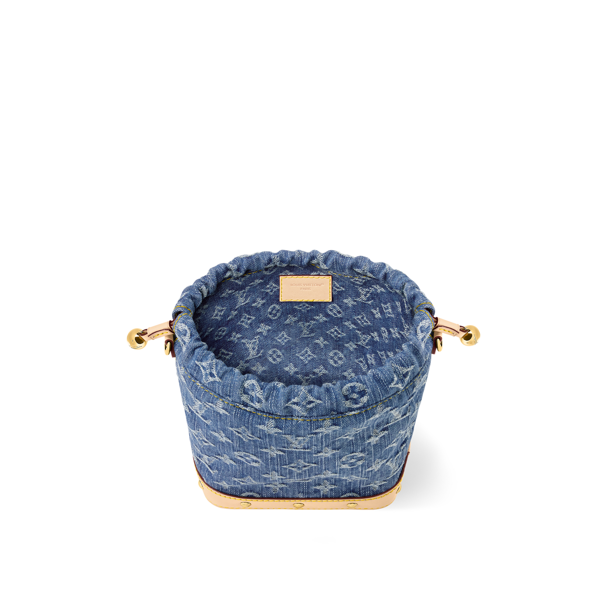 Monogram Denim Small Leather Goods Wallets on Chain and Nano Bags Nano Noé | Louis Vuitton ® (Product zoom)