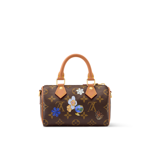 Monogram Small Leather Goods Wallets on Chain and Nano Bags Nano Speedy | Louis Vuitton ® (Product zoom)