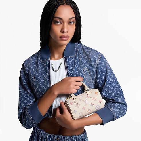 Monogram Empreinte Leather Small Leather Goods Wallets on Chain and Nano Bags Nano Speedy | Louis Vuitton ® (Product zoom)